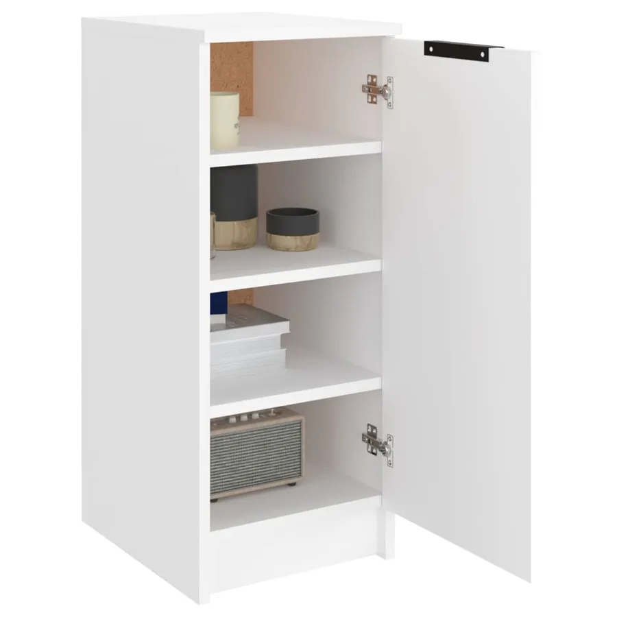 Armoire à chaussures Blanc 30x35x70 cm Bois d'ingénierie - 4