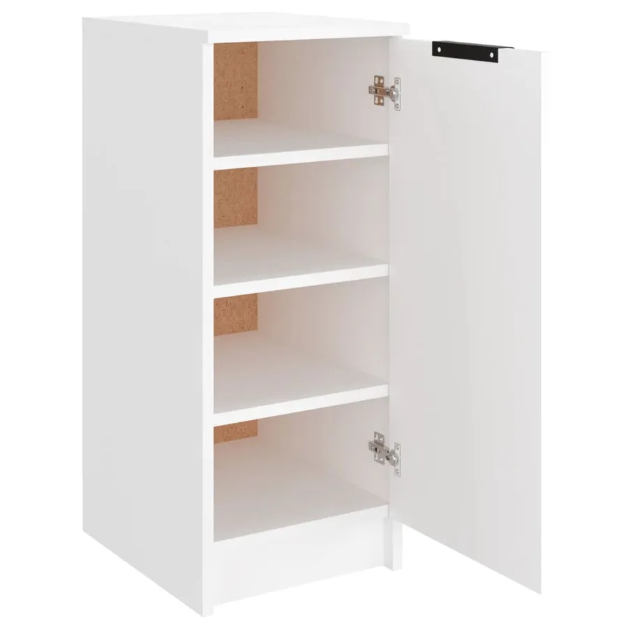 Armoire à chaussures Blanc 30x35x70 cm Bois d'ingénierie - 6