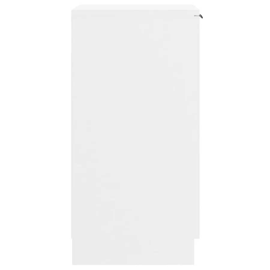 Armoire à chaussures Blanc 30x35x70 cm Bois d'ingénierie - 7