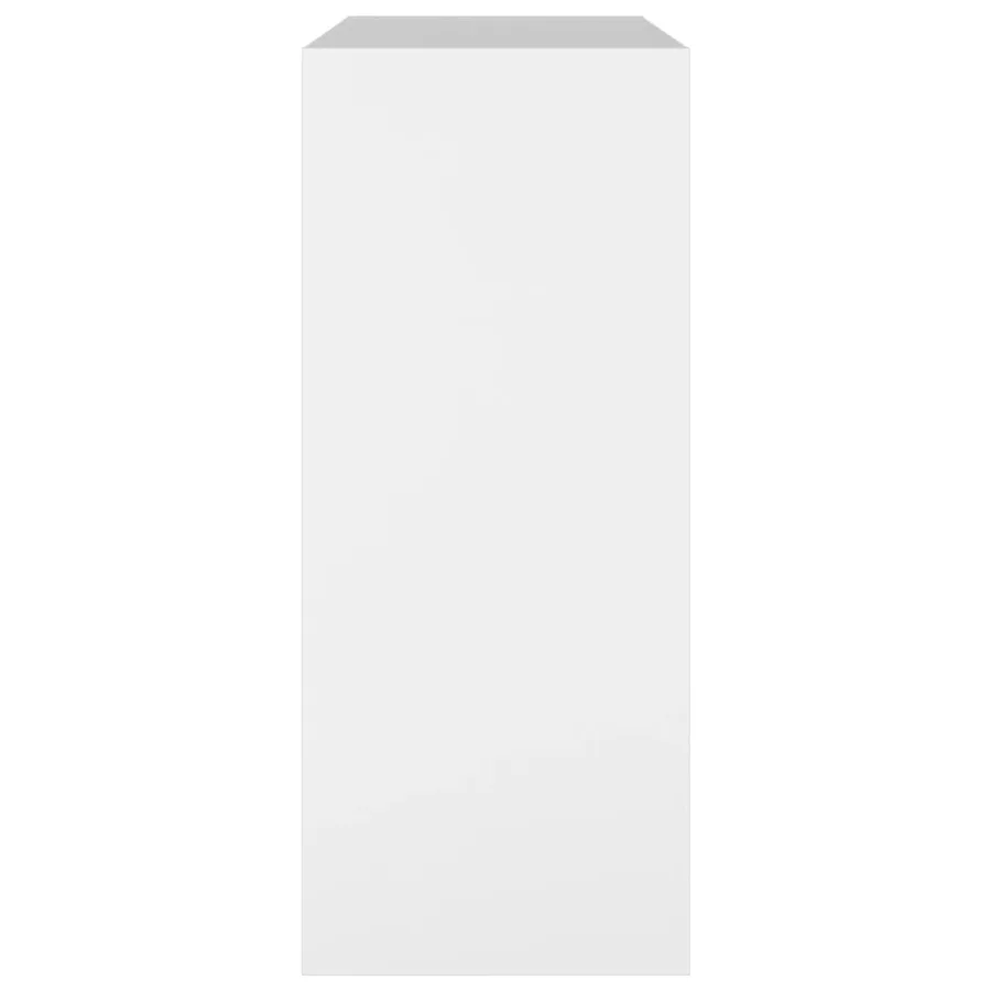 Bibliothèque/Séparateur de pièce Blanc 80x30x72 cm - 4