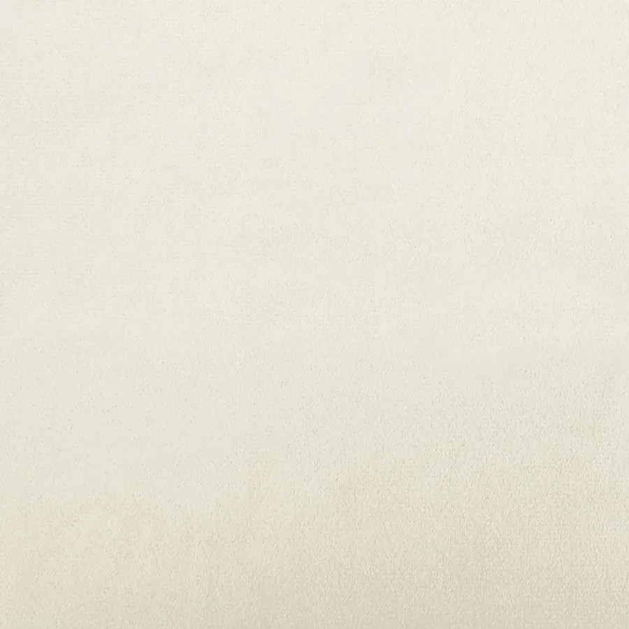 Fauteuil blanc crème velours - 8