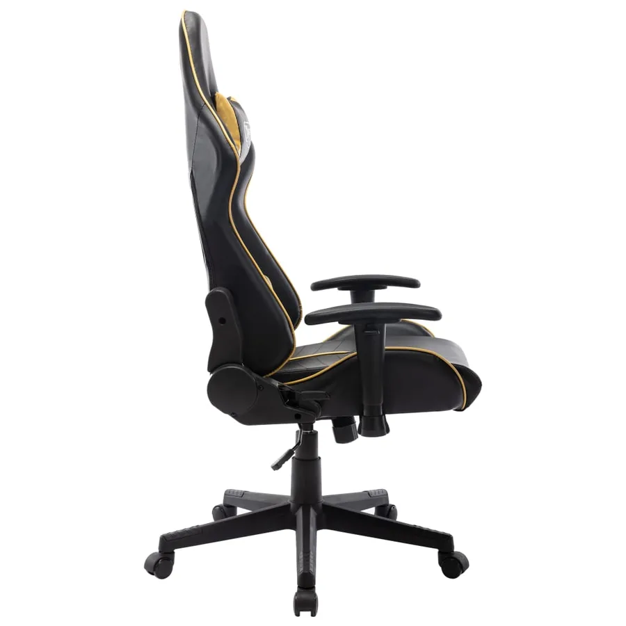 Chaise de jeu Noir et doré Cuir artificiel - 3