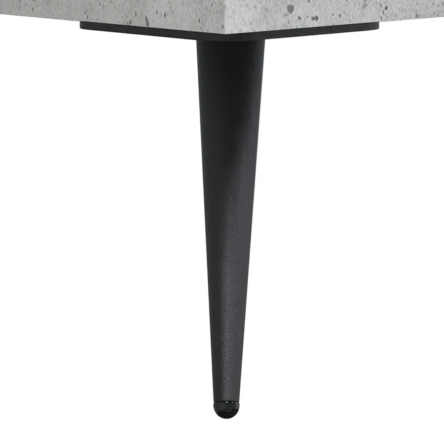 Buffet haut Gris béton 69,5x34x180 cm Bois d'ingénierie - 12