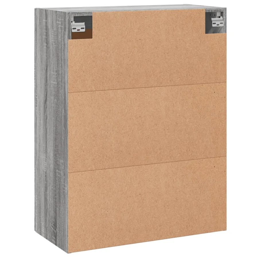 Armoire murale sonoma gris 69,5x34x90 cm bois d'ingénierie - 9