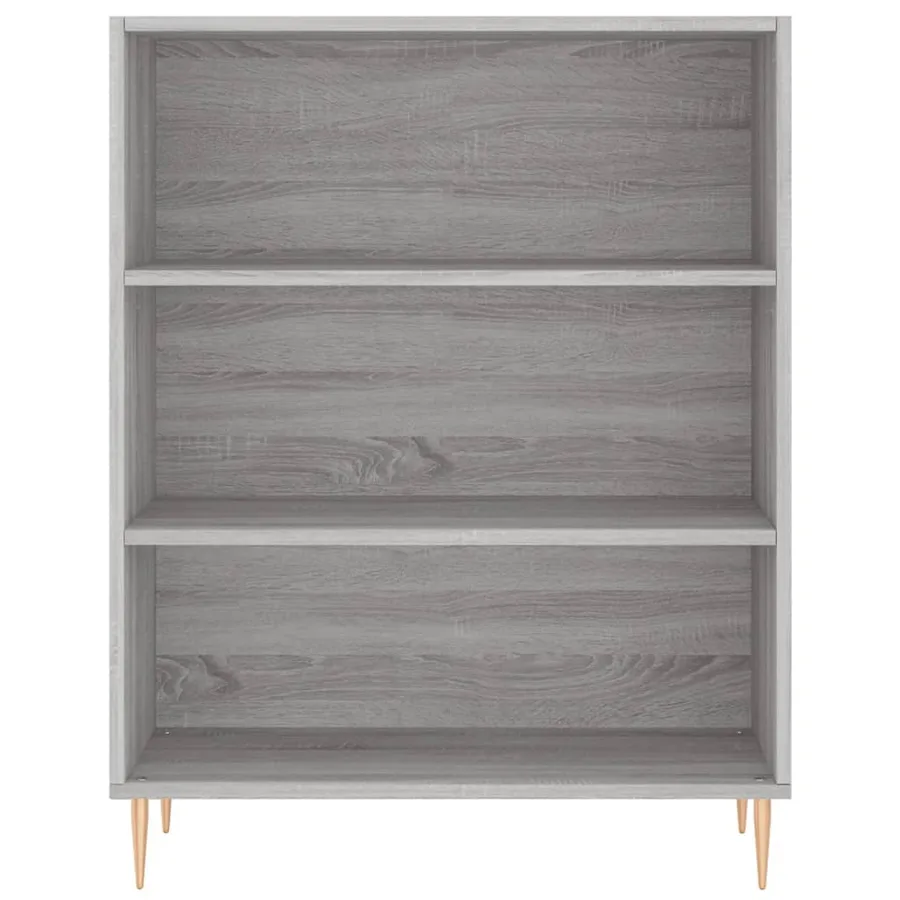 Buffet haut Sonoma gris 69,5x34x180 cm Bois d'ingénierie - 8