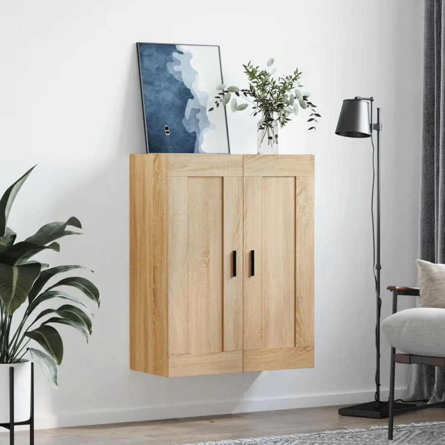 Armoire murale chêne sonoma 69,5x34x90 cm bois d'ingénierie - 3