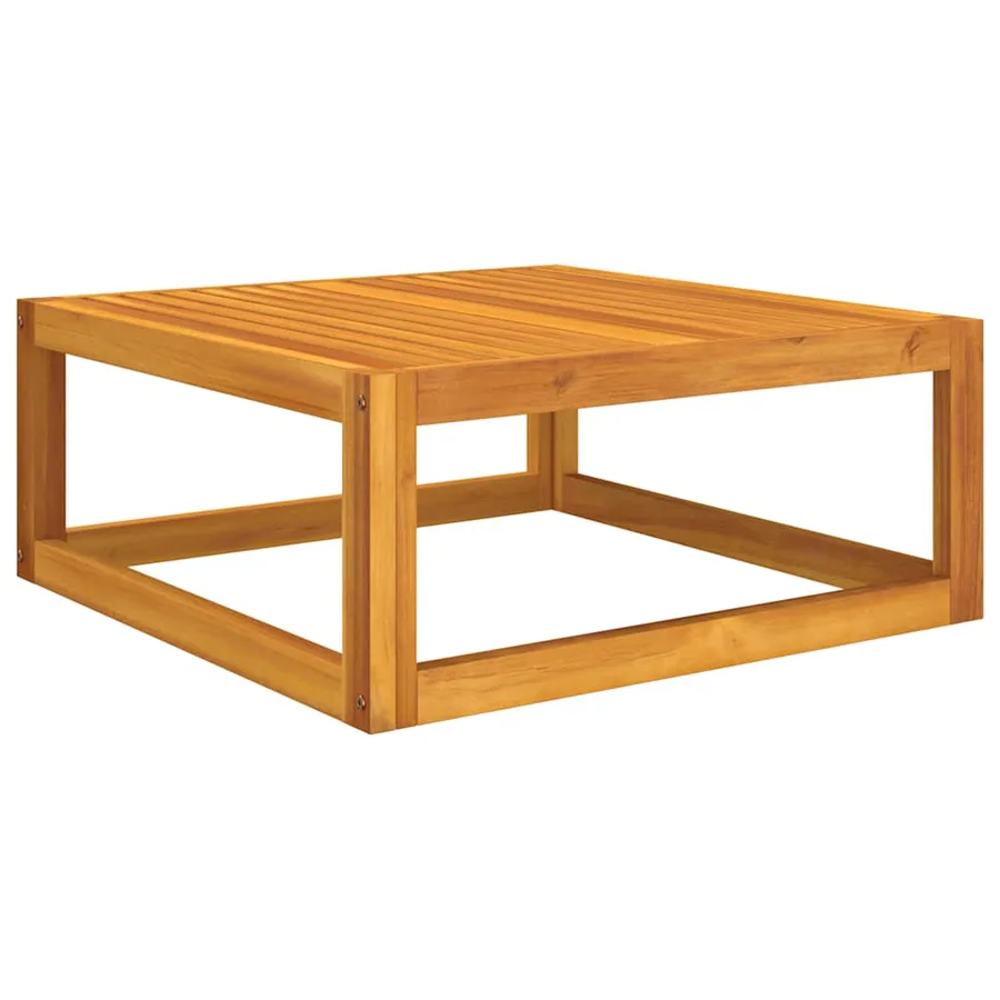 Salon de jardin avec coussins 2 pcs bois massif acacia - 10
