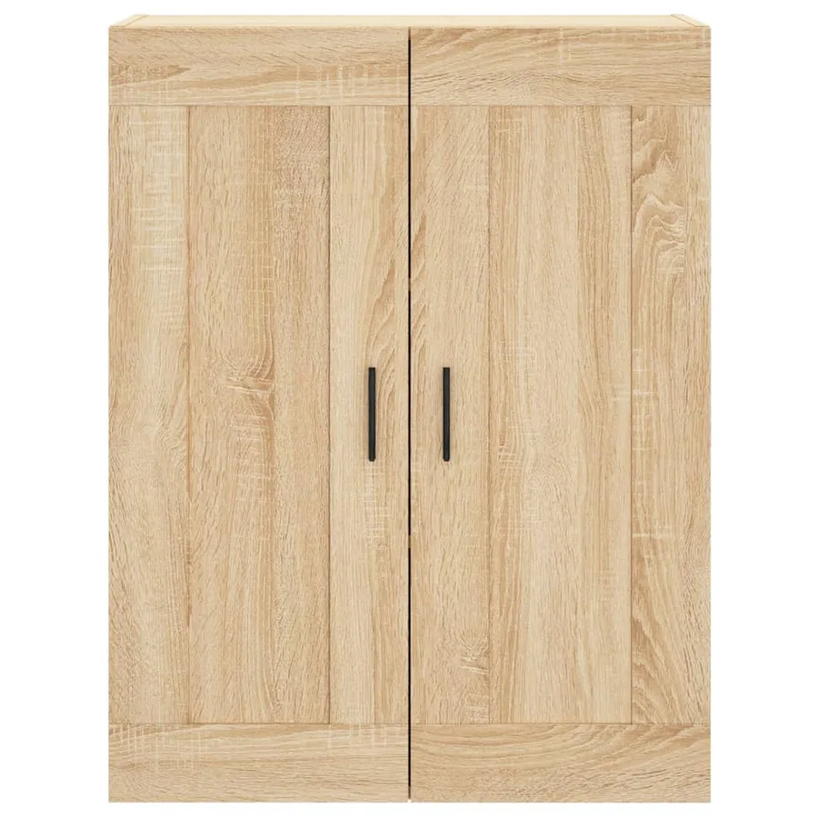Buffet haut Chêne sonoma 69,5x34x180 cm Bois d'ingénierie - 6