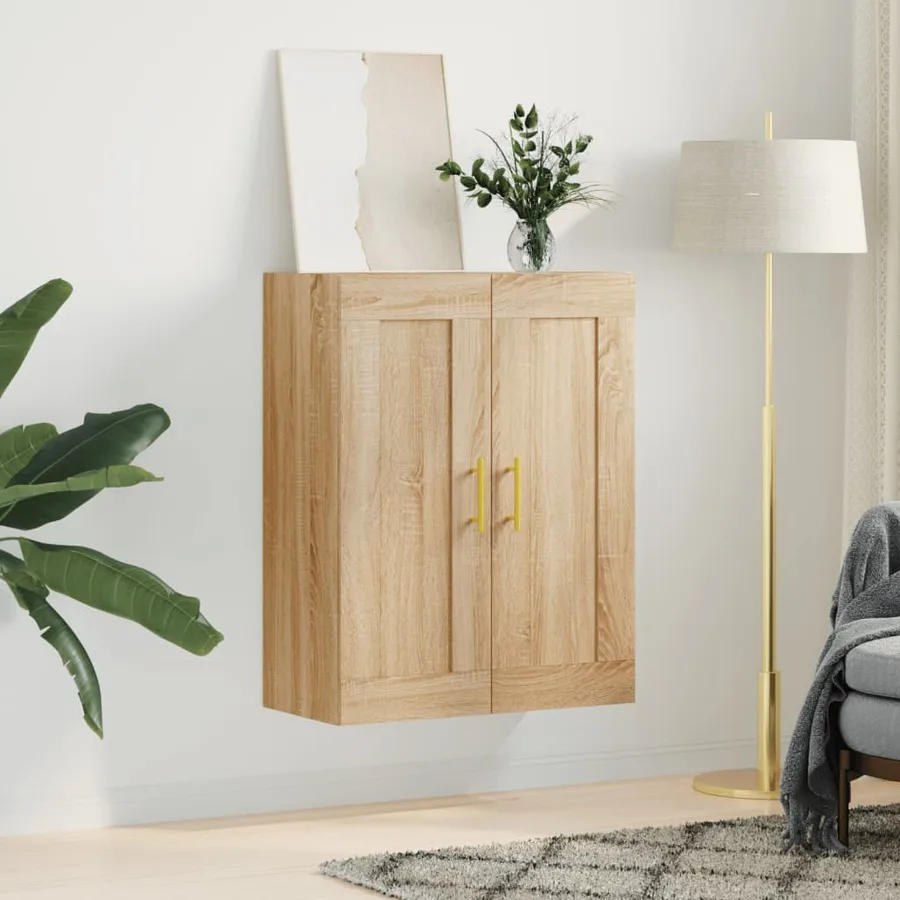 Armoire murale chêne sonoma 69,5x34x90 cm bois d'ingénierie - 3