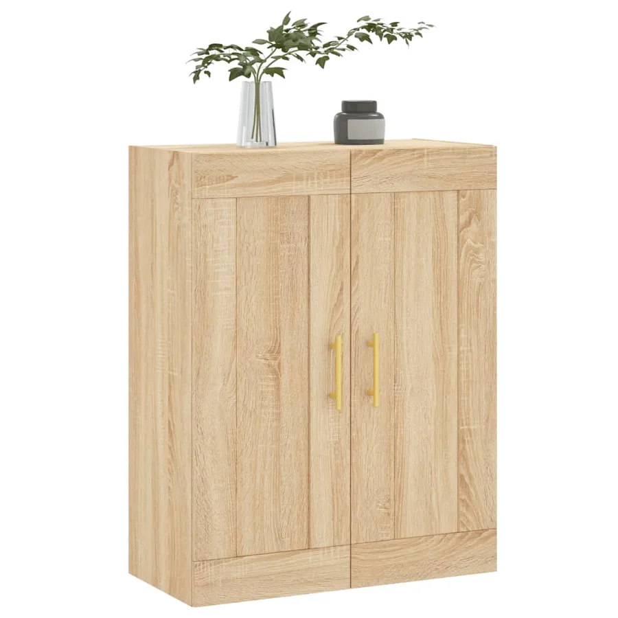 Armoire murale chêne sonoma 69,5x34x90 cm bois d'ingénierie - 4