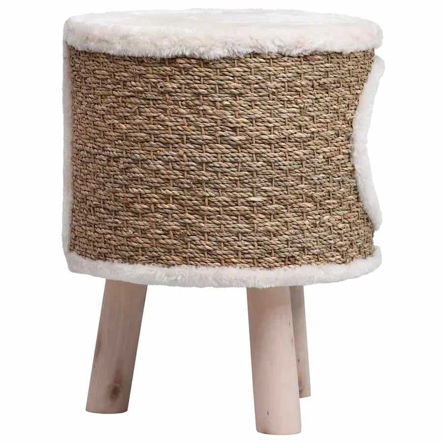 Maison pour chat avec pieds en bois 41 cm Herbiers marins - 4