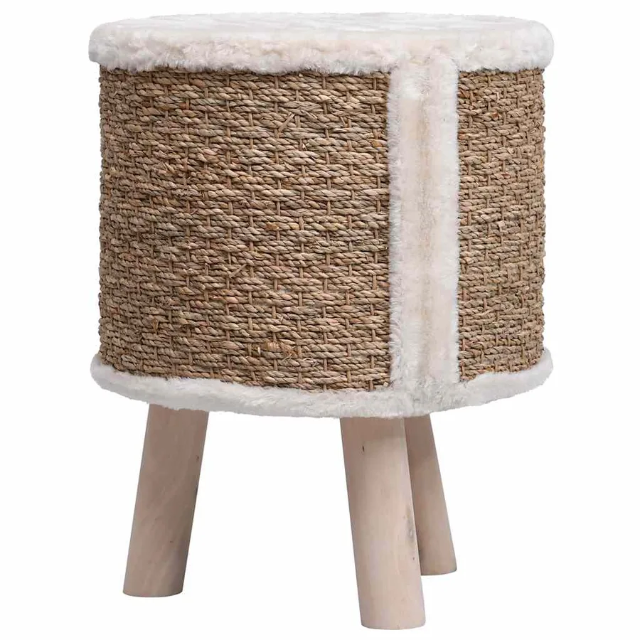 Maison pour chat avec pieds en bois 41 cm Herbiers marins - 5