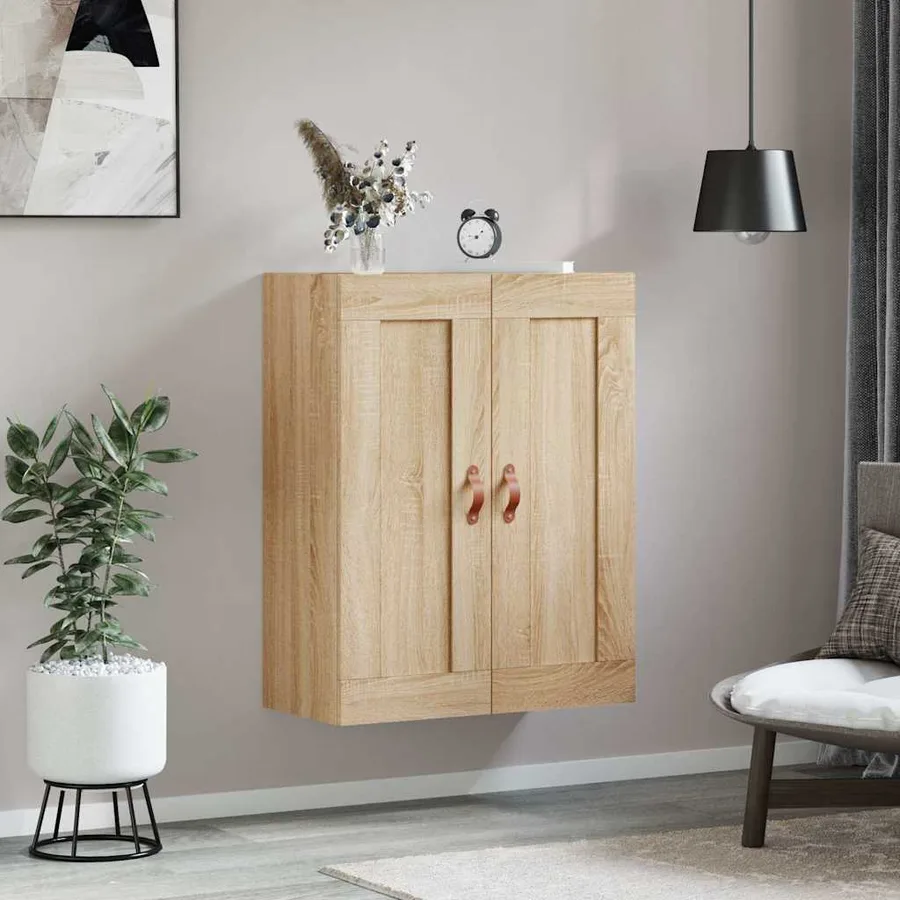 Armoire murale chêne sonoma 69,5x34x90 cm bois d'ingénierie - 3