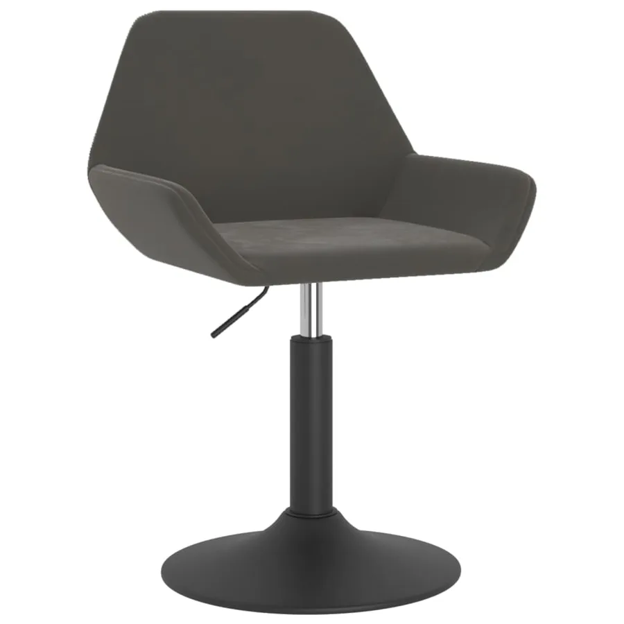 Tabouret de bar Gris foncé Velours - 2