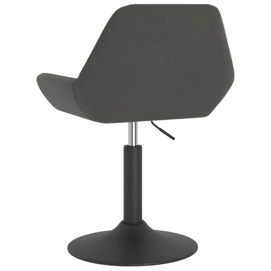 Tabouret de bar Gris foncé Velours - 6