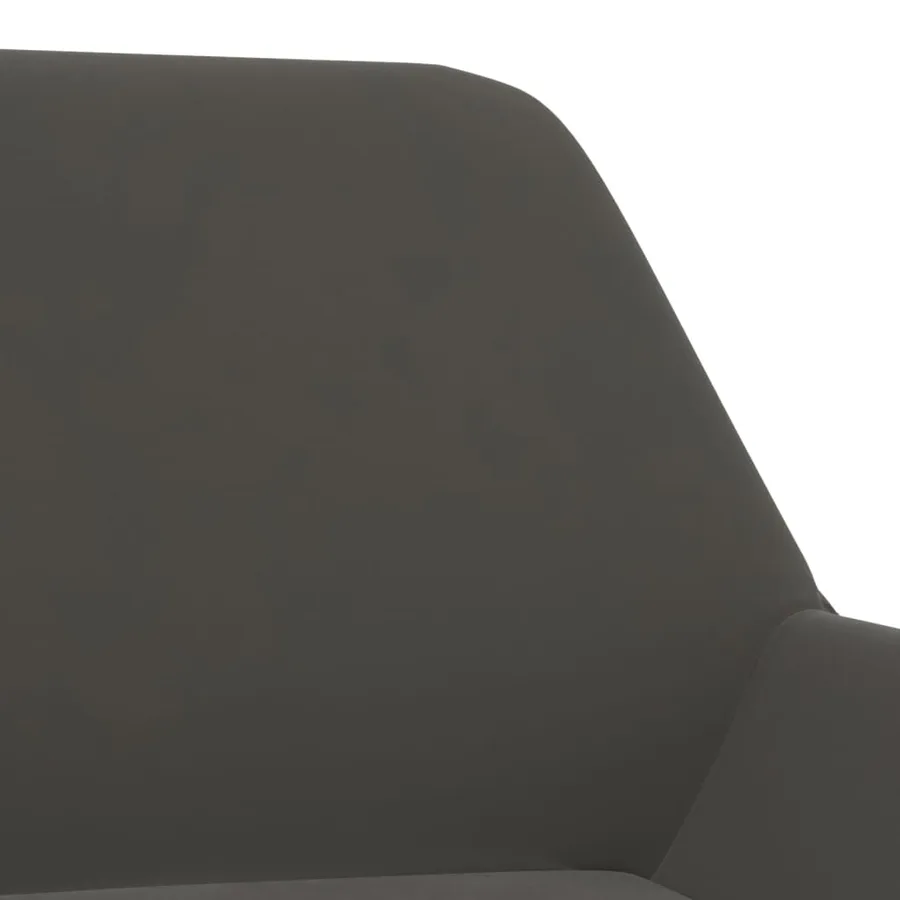 Tabouret de bar Gris foncé Velours - 7