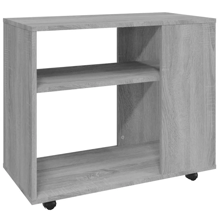 Table d'appoint Sonoma gris 70x35x55 cm Bois d'ingénierie - 2
