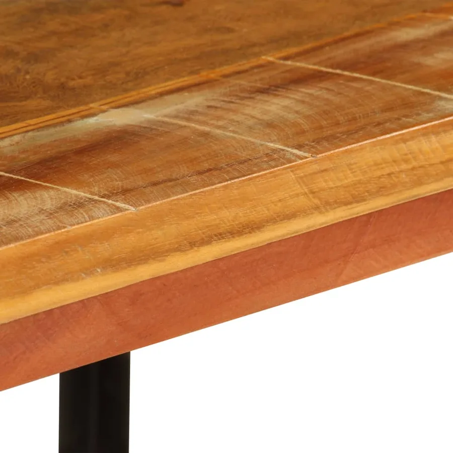 Table basse 100x60x35 cm Bois de récupération solide - 6