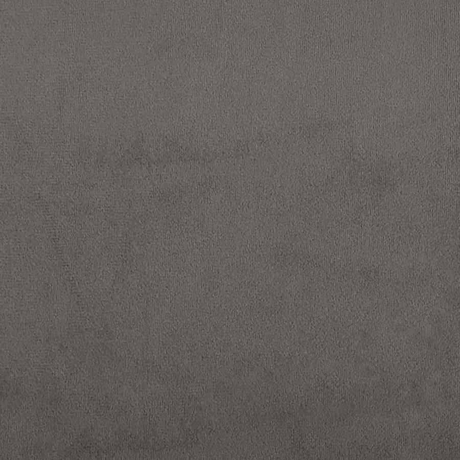 Sommier à lattes de lit et matelas Gris foncé 200x200cm Velours - 9