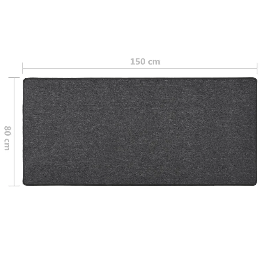 Tapis de couloir Anthracite 80x150 cm - 7