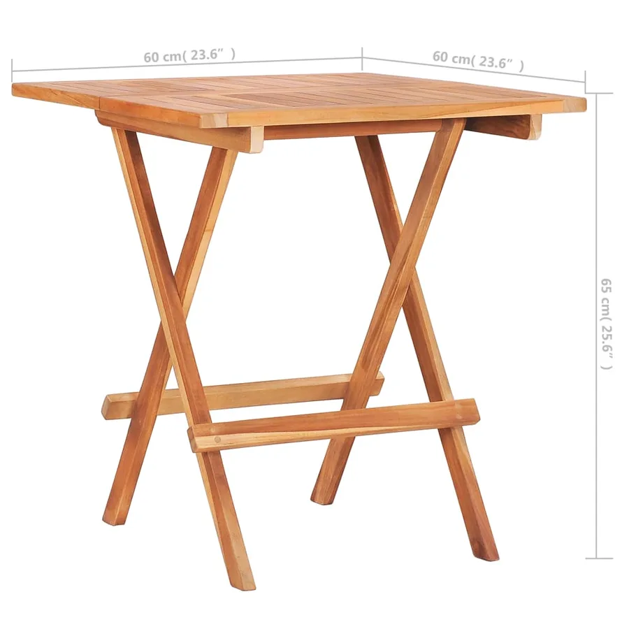 Ensemble de bistro 3 pcs avec coussins noir Bois de teck massif - 18