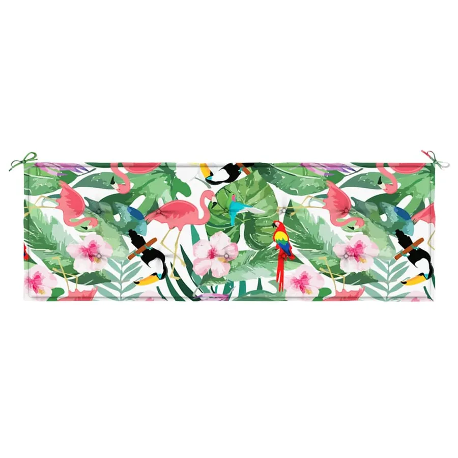 Coussin de banc de jardin multicolore 150x50x3 cm tissu oxford - 4