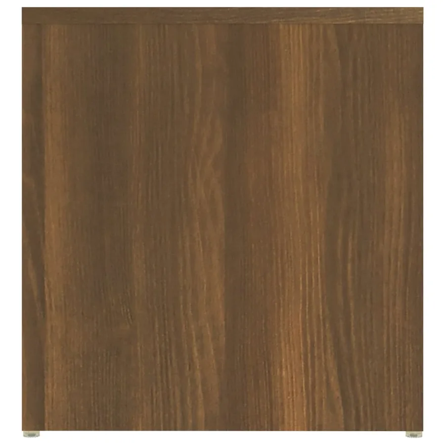 Table d'appoint Chêne marron 59x36x38 cm Bois d'ingénierie - 5