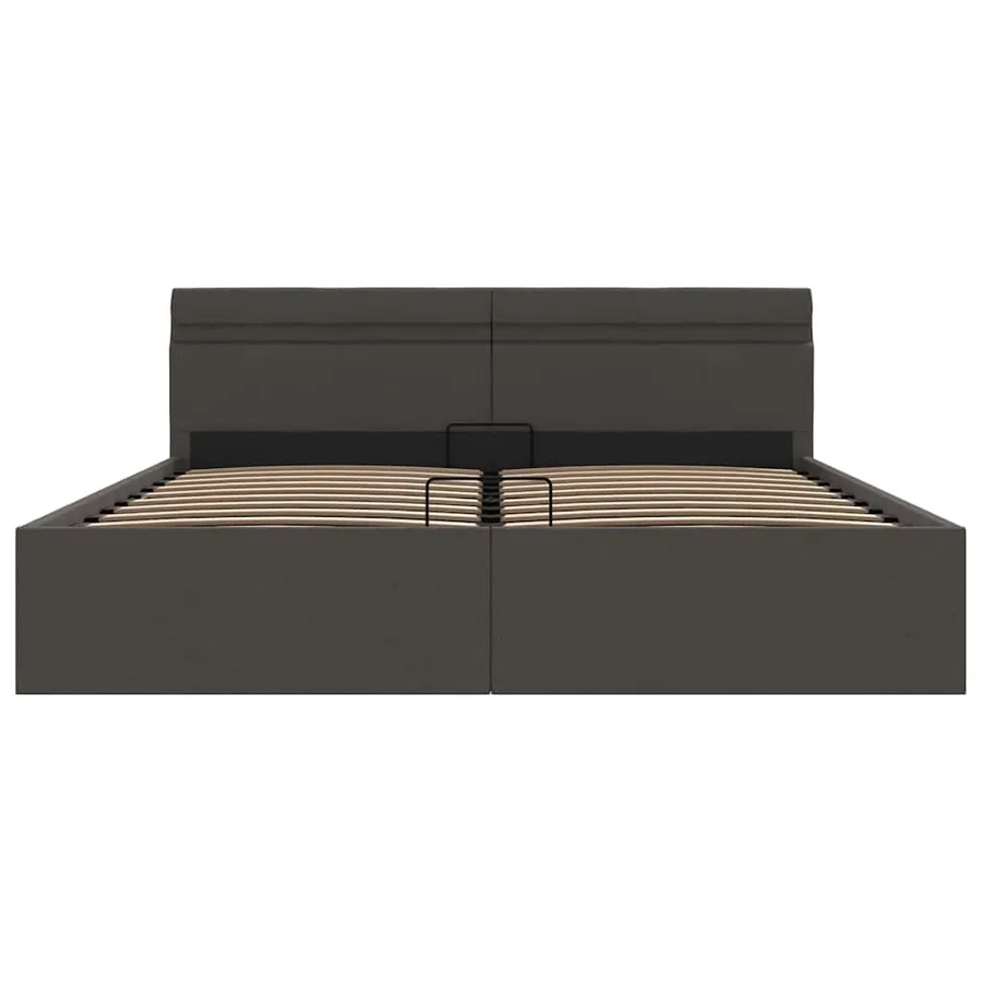 Cadre de lit à rangement hydraulique sans matelas 180x200 cm - 5