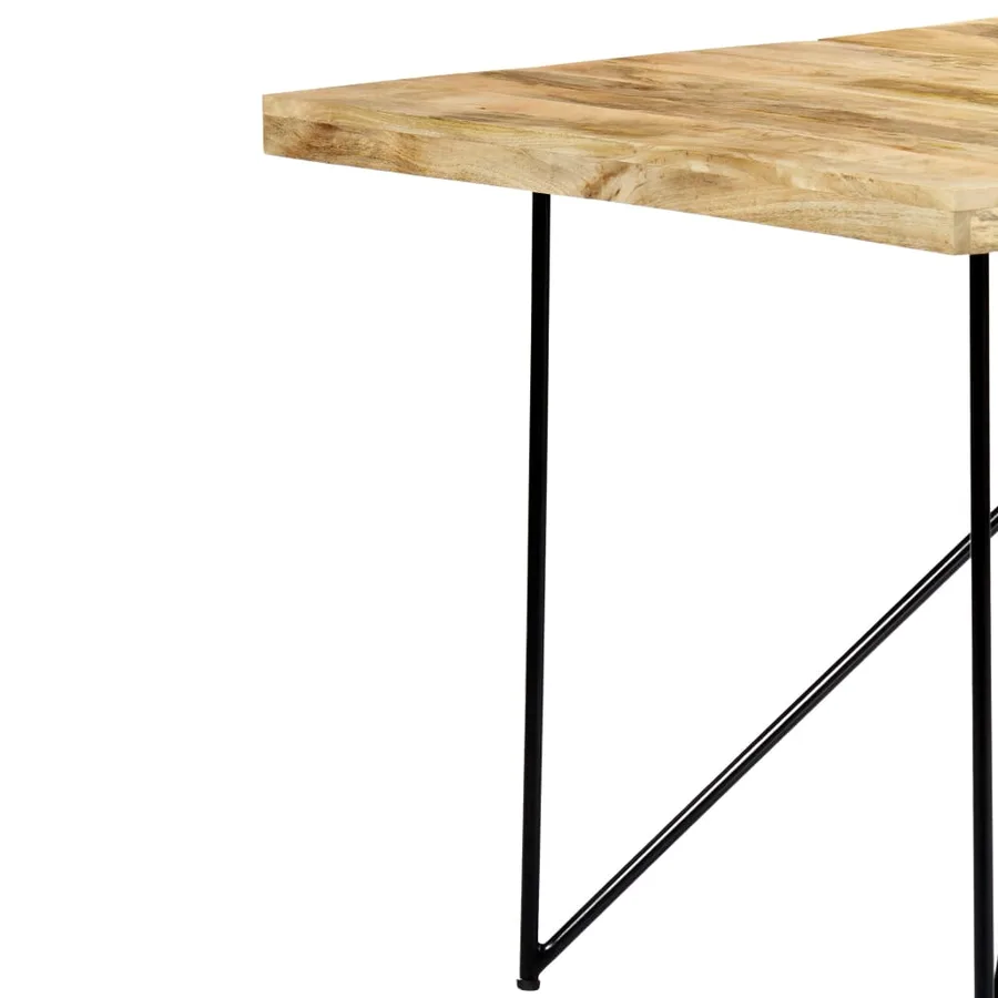 Table à manger 180x90x76 cm Bois de manguier massif - 5
