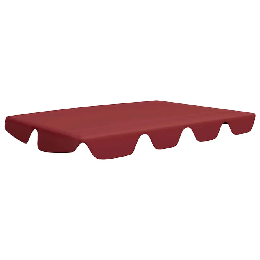 Toit de rechange balançoire bordeaux 150/130x105/70 cm - 2