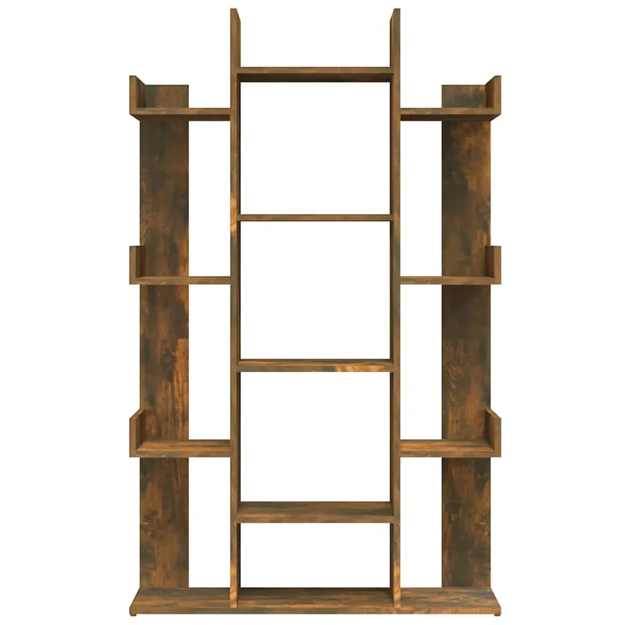 Bibliothèque Chêne fumé 86x25,5x140 cm Bois d'ingénierie - 4