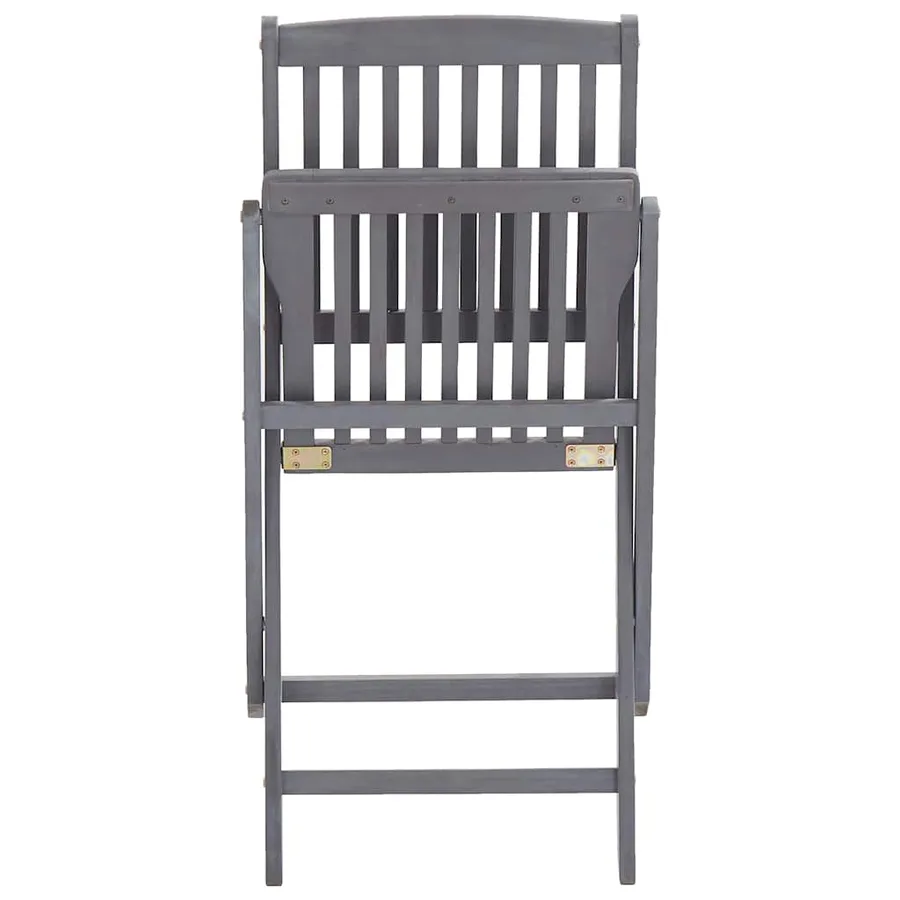 Chaises pliables d'extérieur lot de 6 Bois d'acacia solide - 6