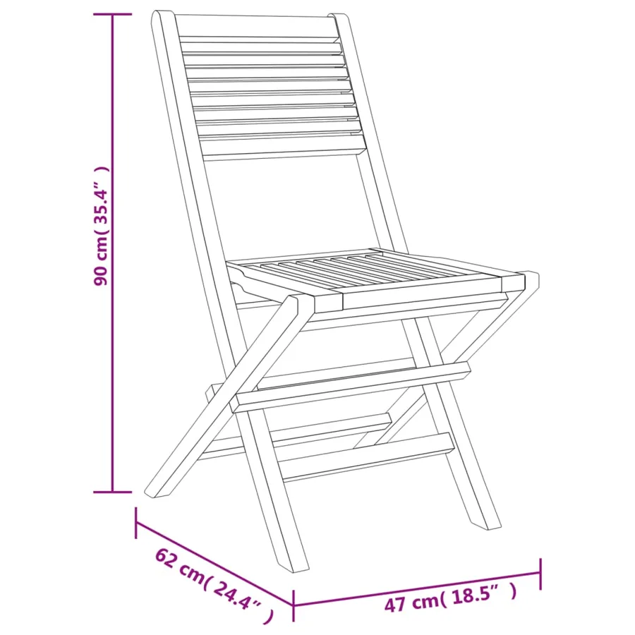 Ensemble à manger de jardin 5 pcs Bois de teck massif - 9