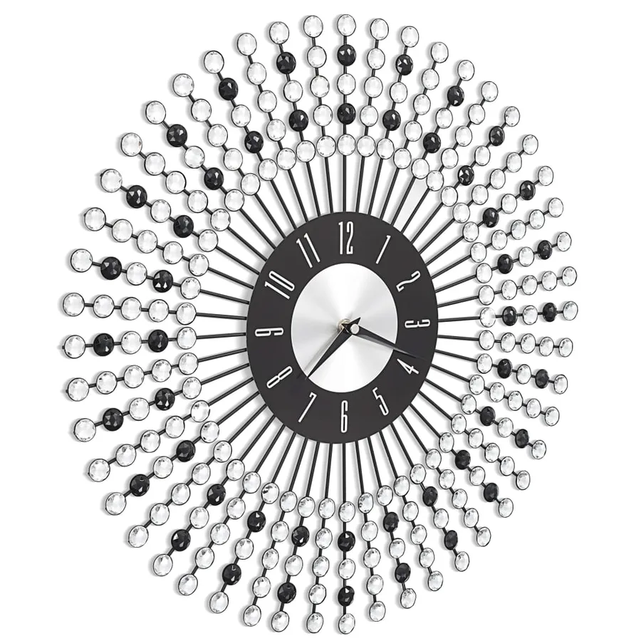 Horloge murale Métal 43 cm Noir - 3