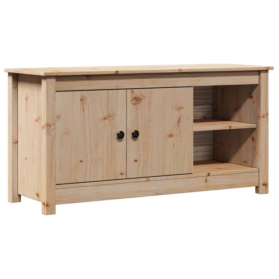 Meuble TV 103x36,5x52 cm Bois de pin massif - 2