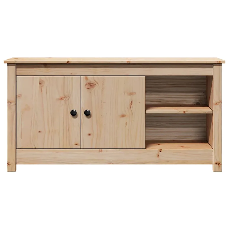 Meuble TV 103x36,5x52 cm Bois de pin massif - 4