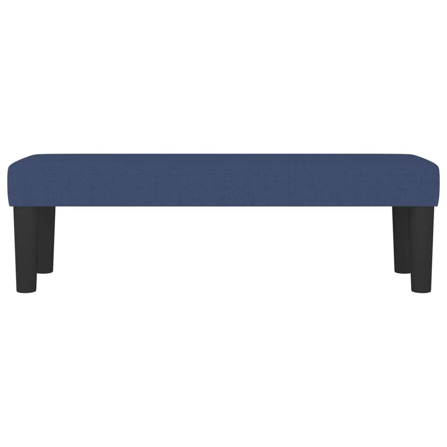 Banc Bleu 100x30x30 cm Tissu - 3