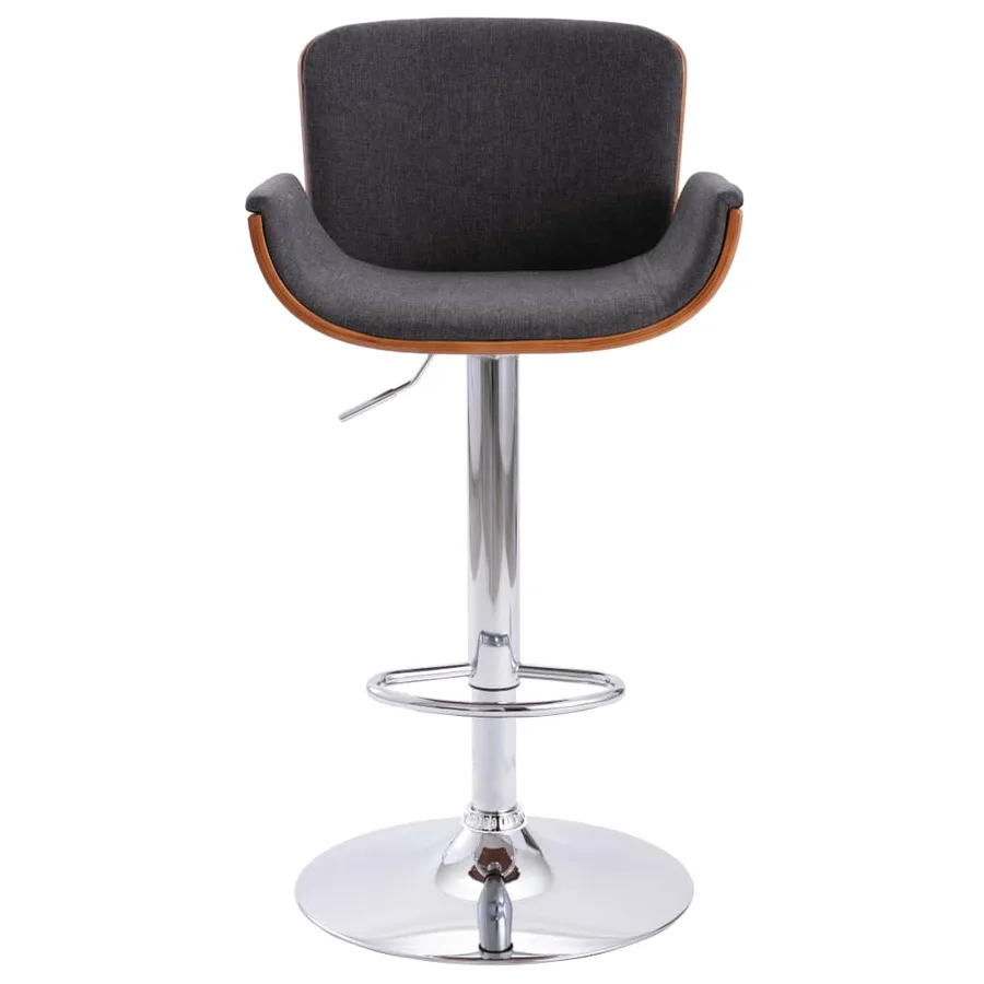 Tabouret de bar Gris Tissu - 2