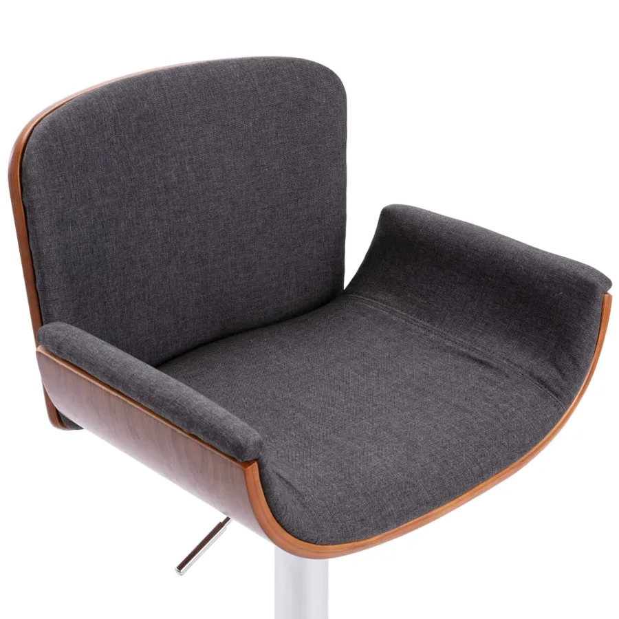 Tabouret de bar Gris Tissu - 6