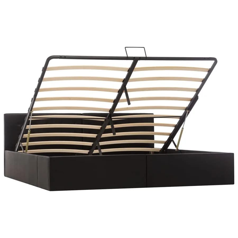 Cadre de lit avec rangement hydraulique Similicuir 180x200 cm - 5