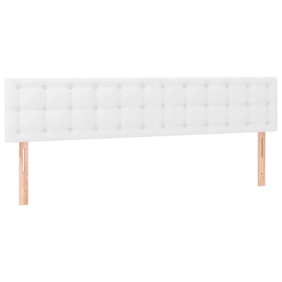 Sommier à lattes de lit avec matelas et LED Blanc 200x200 cm - 7