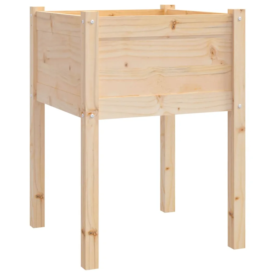 Jardinières d'extérieur 2 pcs 50x50x70 cm bois de pin massif - 4