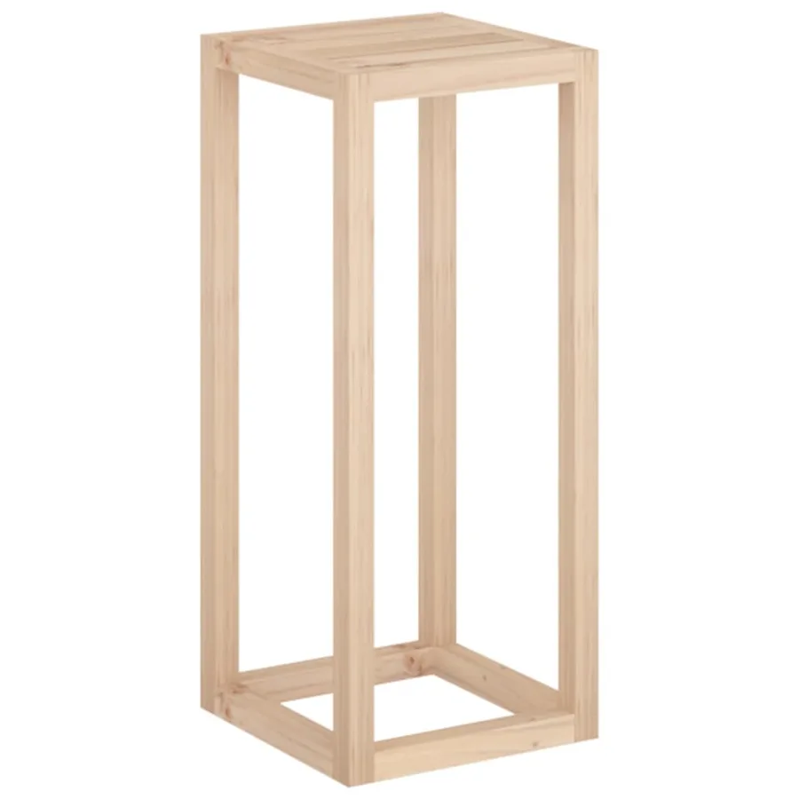Ensemble de supports pour plantes 3 pcs Bois de pin massif - 8