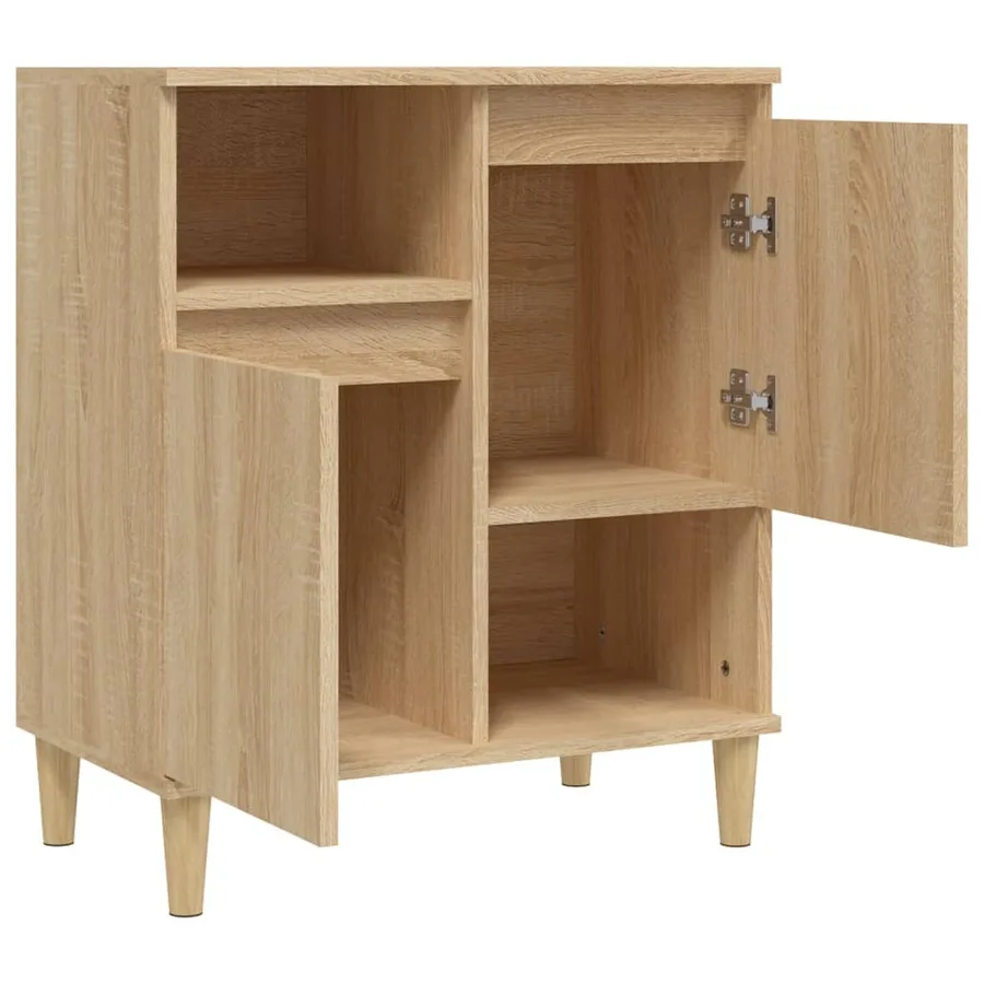 Buffet Chêne sonoma 60x35x70 cm Bois d'ingénierie - 5