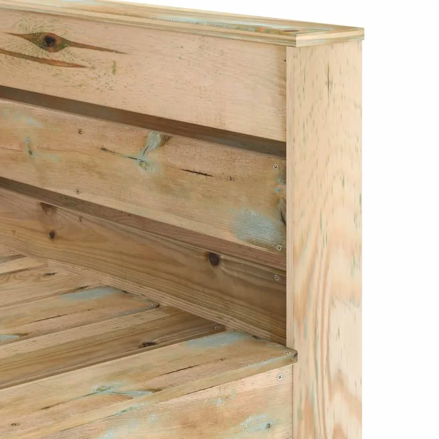 Salon de jardin palette 2 pcs Bois de pin imprégné - 6