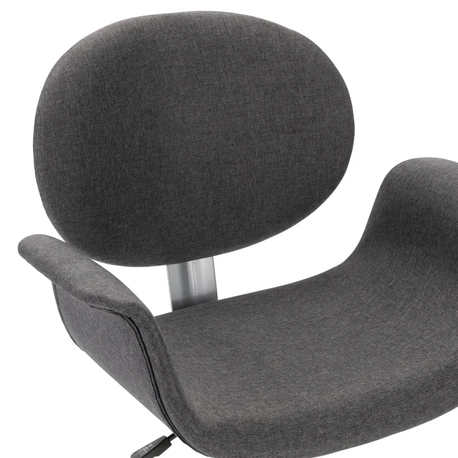 Chaises pivotantes à manger lot de 2 gris tissu - 7