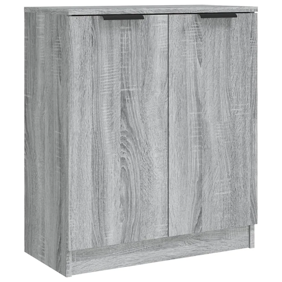 Buffets 2 pcs Sonoma gris 60x30x70 cm Bois d'ingénierie - 3