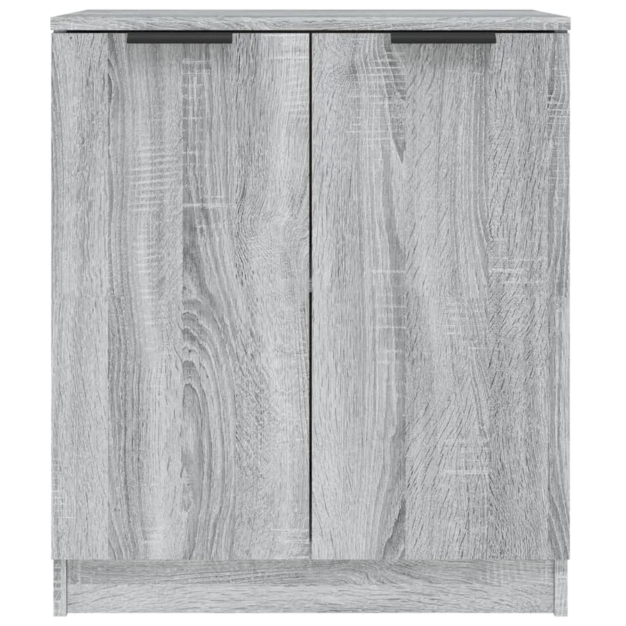 Buffets 2 pcs Sonoma gris 60x30x70 cm Bois d'ingénierie - 4