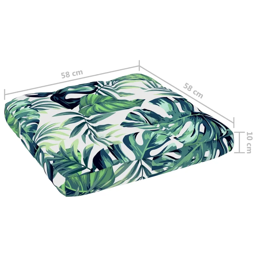 Pouf palette de jardin Bois de pin imprégné de blanc - 10