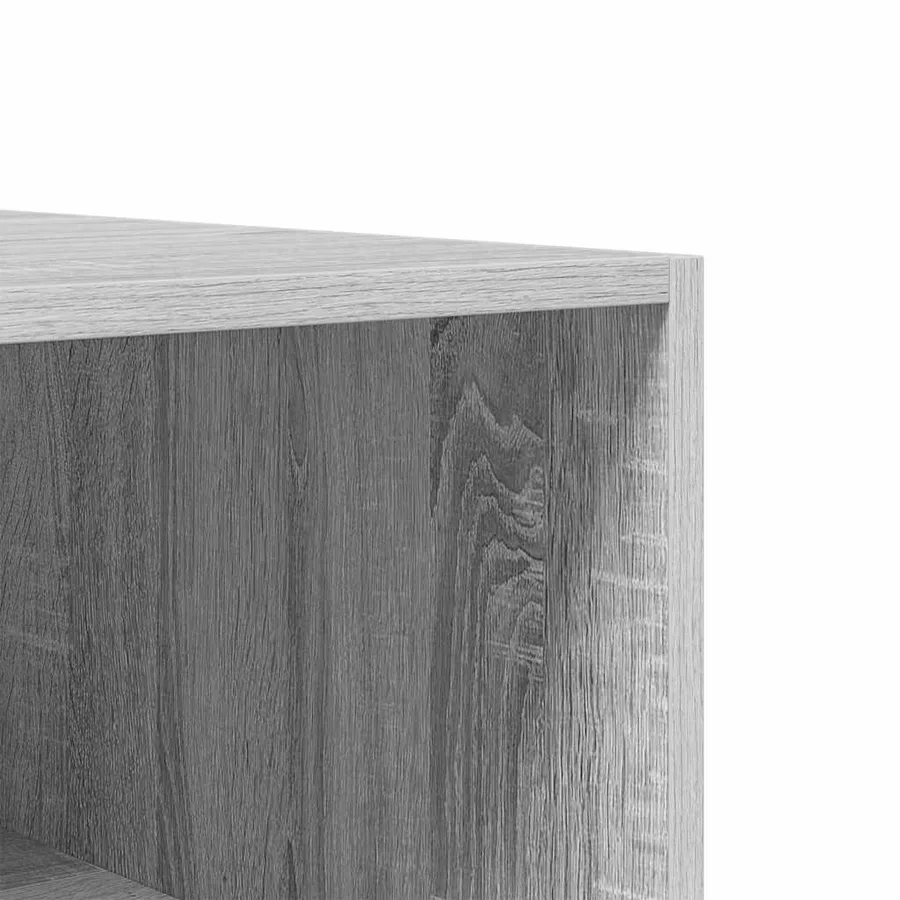 Garde-robe sonoma gris 100x50x200 cm bois d'ingénierie - 7